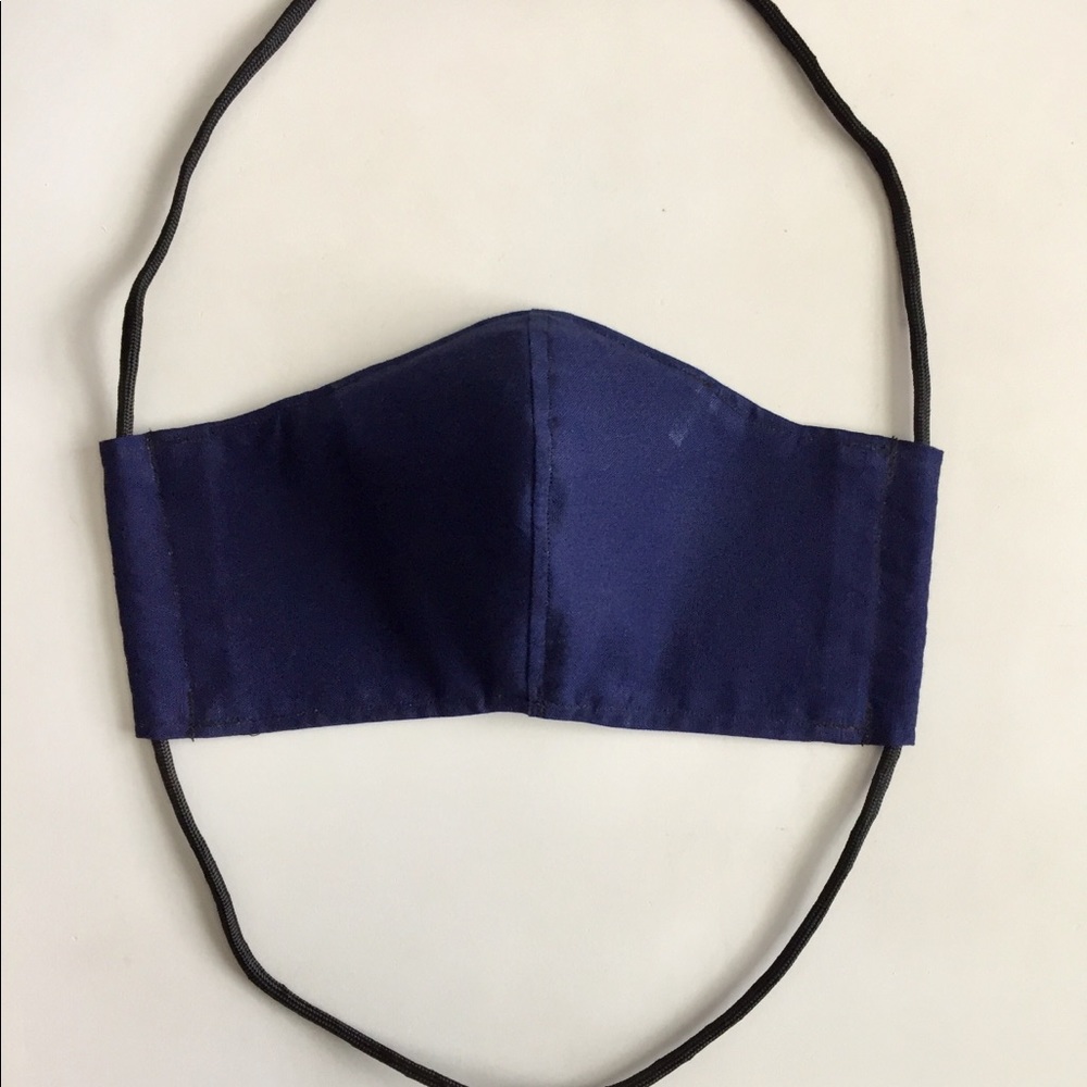 Men’s Handmade Face Mask w/nosewire Filter Pocket